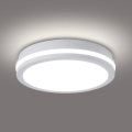 Brilagi - LED-Außen-Deckenleuchte BENE LED/24W/230V Ø 26 cm weiß IP54