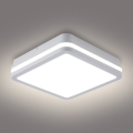 Brilagi - LED Außenleuchte BENE LED/24W/230V 26x26 cm weiß IP54
