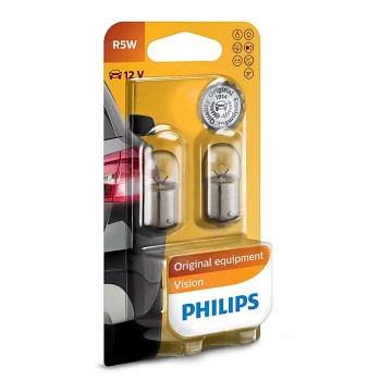 2er SET - Autoglühbirne Philips VISION 12821B2 R5W BA15s/5W/12V