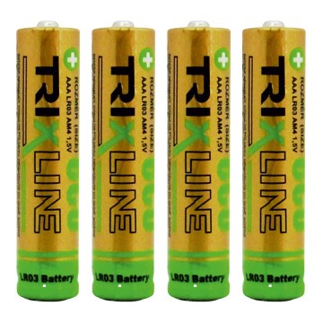 4 Stk. alkalische Batterie ALKALINE ECO AAA 1,5V