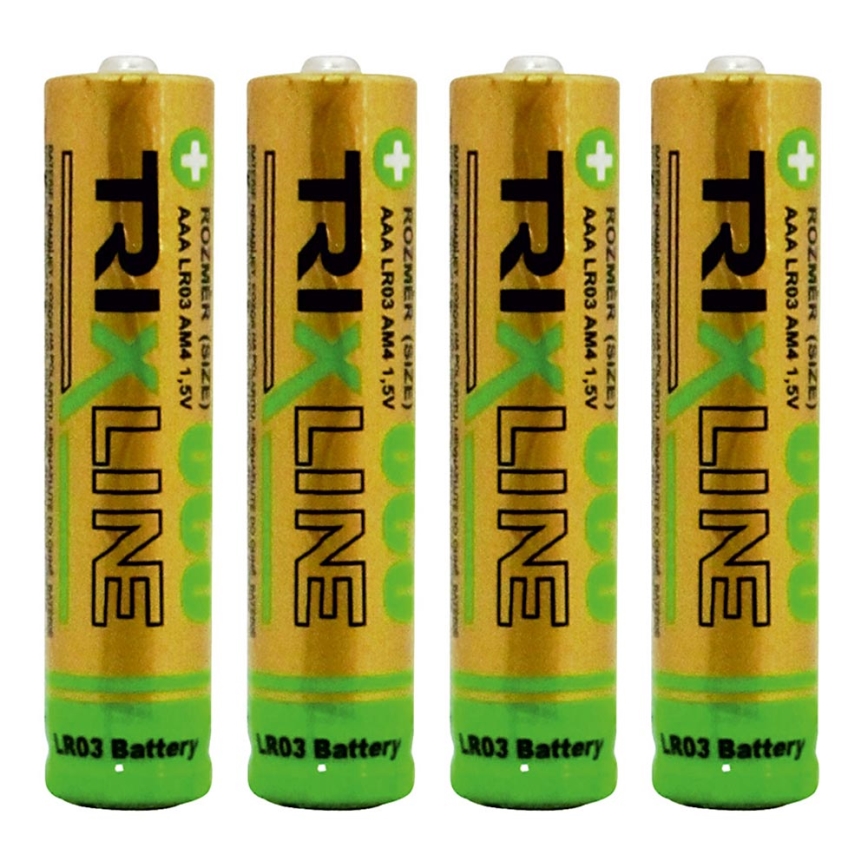 4 Stk. alkalische Batterie ALKALINE ECO AAA 1,5V