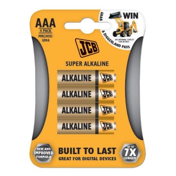 4 Stück Alkaline-Batterie AAA 1,5V