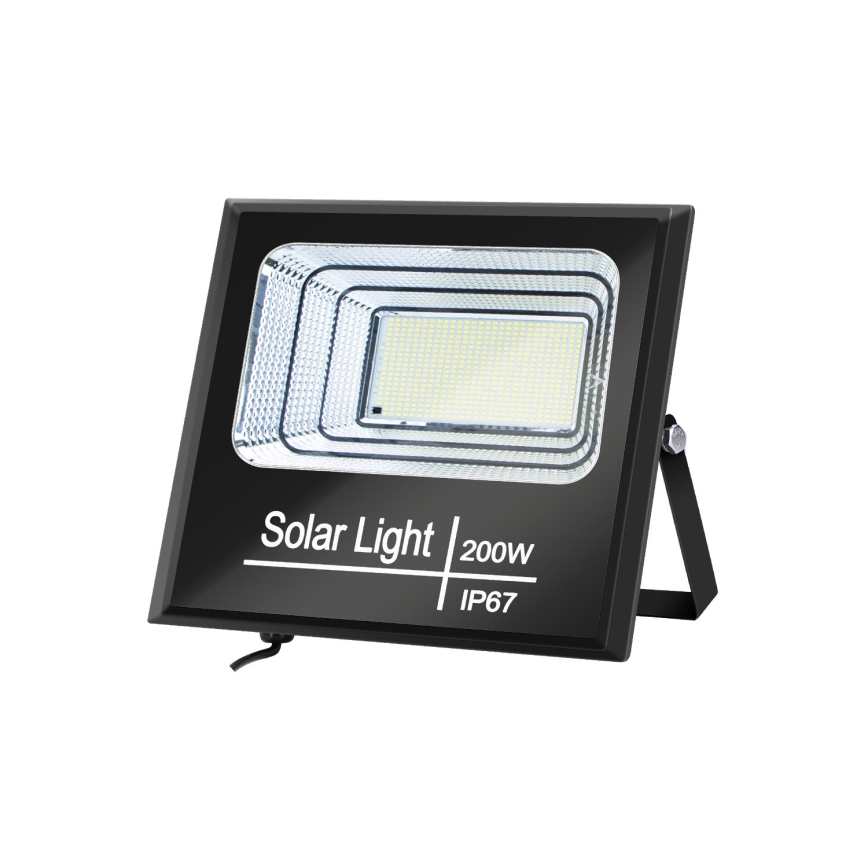 Aigostar - Dimmbarer LED-Solarstrahler LED/200W/3,2V IP67 + FB