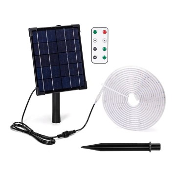 Aigostar - Dimmbarer LED-Solarstreifen LED/5W/3,2V 5 m 2700K IP65 + Fernbedienung