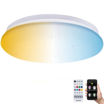 Aigostar - LED-Deckenleuchte für Badezimmer LED/18W/230V 3000-65000K IP44 + Fernbedienung