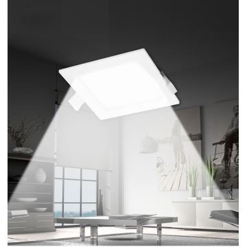 Aigostar - LED-Einbauleuchte LED/16W/230V 16,5x16,5 cm 4000K weiß