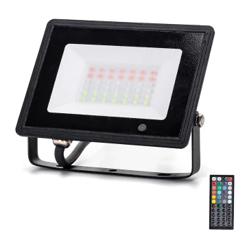 Aigostar - LED-RGB-Strahler LED/30W/230V IP65 + Fernbedienung