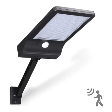 Aigostar - LED Solar Straßenlampe mit Sensor LED/2,3W/5,5V IP65