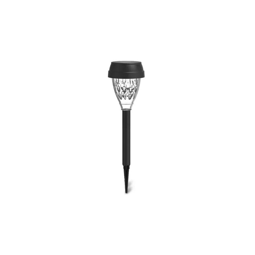 Aigostar - LED-Solarlampe LED/0,06W/2V 33,5 cm 6500K IP44 schwarz