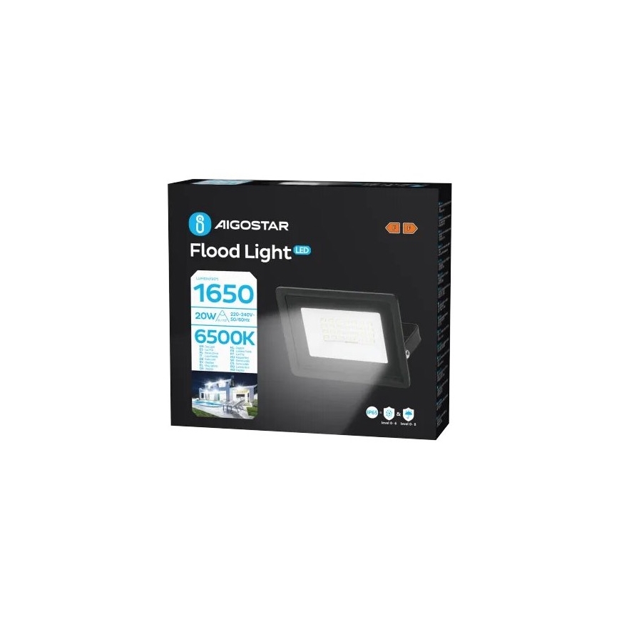 Aigostar - LED-Strahler LED/20W/230V 6500K IP65