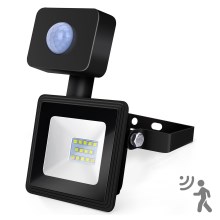 Aigostar - LED-Strahler mit Sensor LED/10W/230V 6400K IP65 schwarz