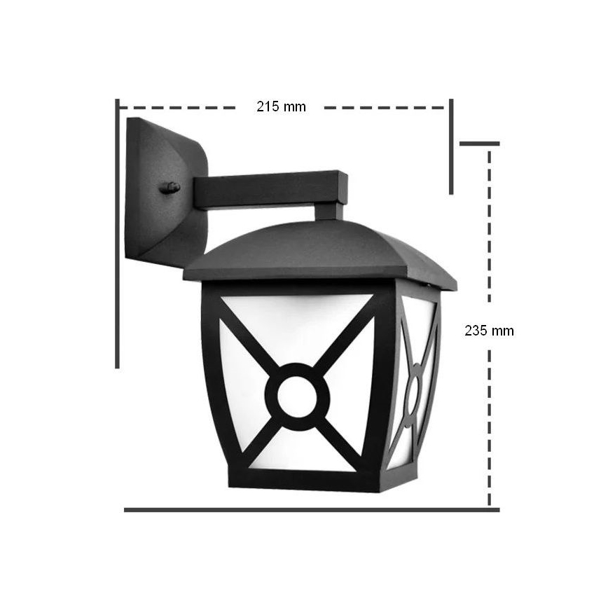 Aigostar - Outdoor-Wandlampe 1xE27/60W/230V IP44