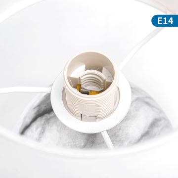 Aigostar - Tischlampe 1xE14/40W/230V weiß