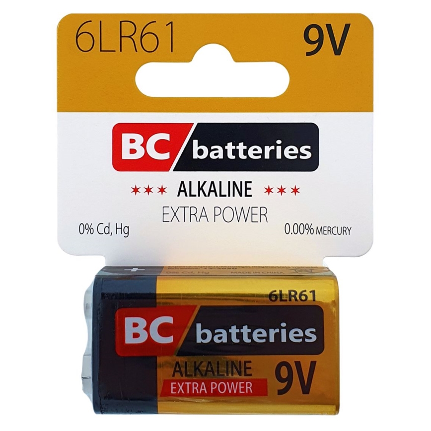 Alkalibatterie 6LR61 EXTRA POWER 9V