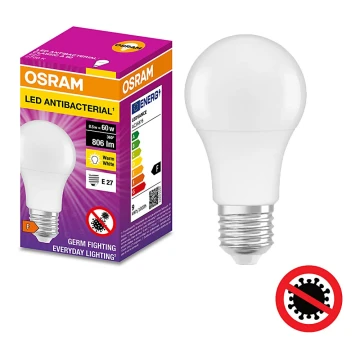 Antibakterielle LED-Glühbirne A60 E27/8,5W/230V 2700K - Osram