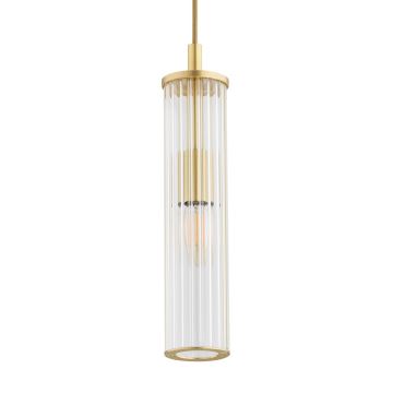 Argon 8489 - Hängeleuchte an Schnur HAMPTON 1xE14/7W/230V golden