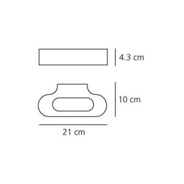 Artemide AR 0615030A - LED-Wandleuchte TALO 1xLED/20W/230V