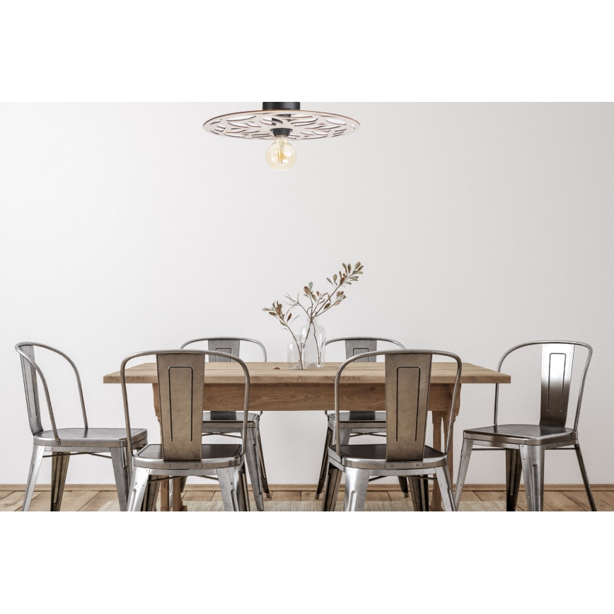 Aufbauleuchte FALCO 1xE27/60W/230V d 40 cm beige