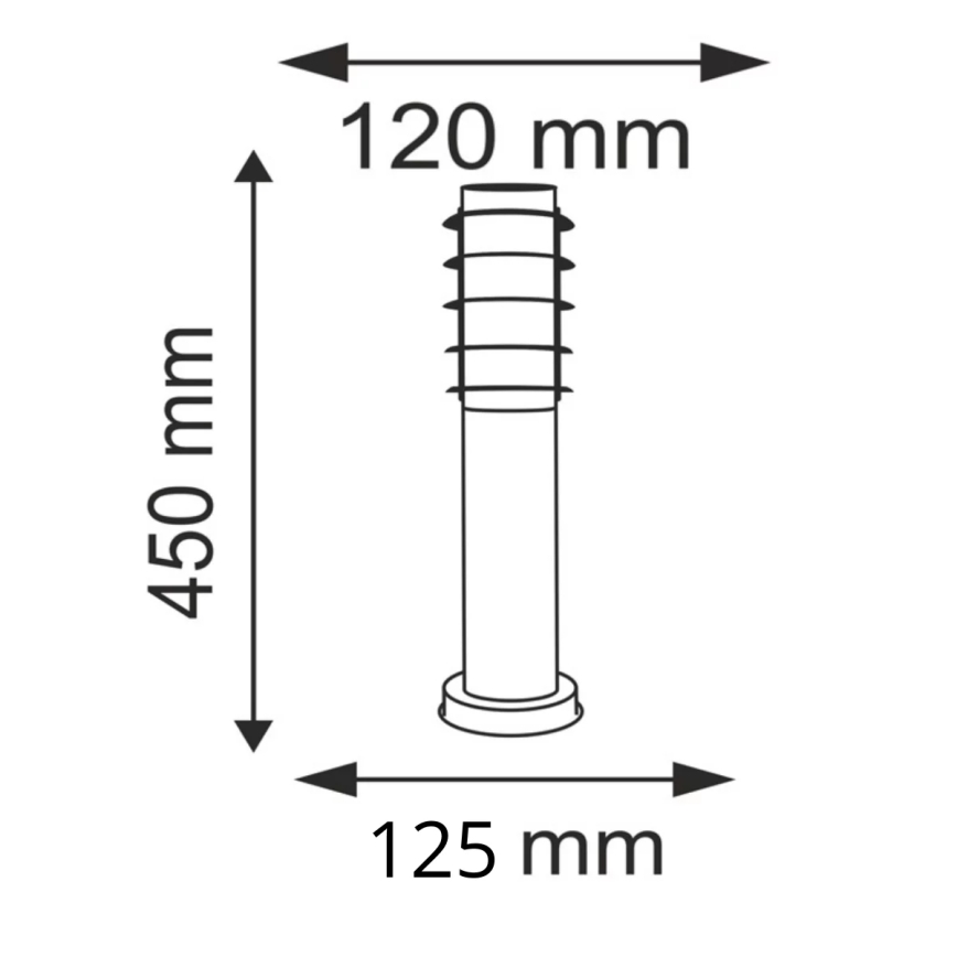 Außenlampe SERENA 1xE27/10W/230V IP44 45 cm