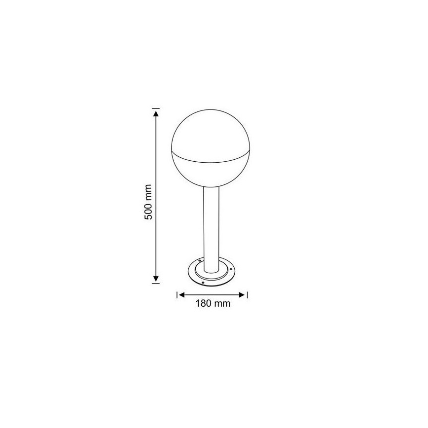 Außenlampe ULSA 1xE27/12W/230V IP44 50 cm