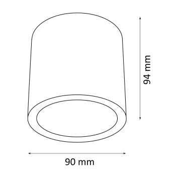 Außenstrahler OHIO 1xGU10/10W/230V IP54 schwarz