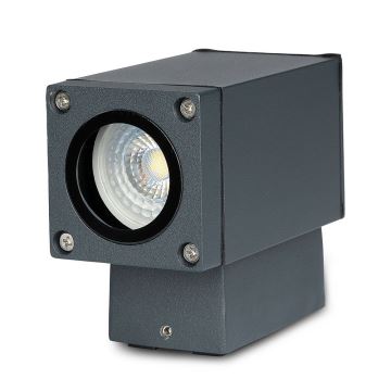 Außenwandleuchte 1xGU10/20W/230V IP44 grau