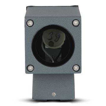 Außenwandleuchte 1xGU10/20W/230V IP44 grau