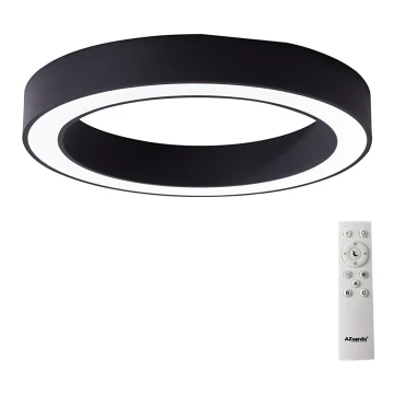 Azzardo AZ5032 - Dimmbare LED-Deckenleuchte MARCO LED/50W/230V schwarz + Fernbedienung