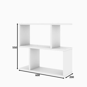 Beistelltisch LALE 55x60 cm weiß