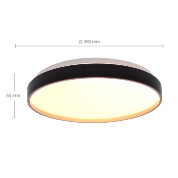 Brilagi - Dimmbare LED-Deckenleuchte CALA LED/48W/230V 3000-6500K d 38 cm + Fernbedienung