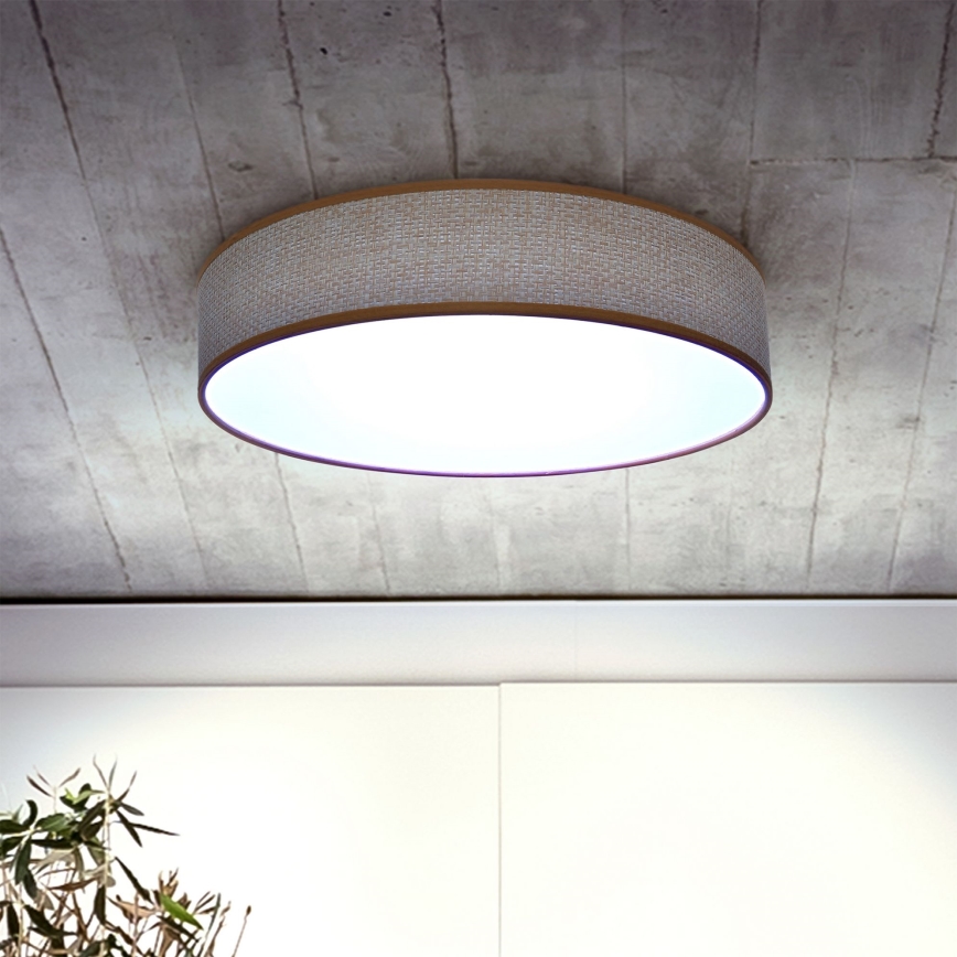 Brilagi - Dimmbare LED-Deckenleuchte CARMEN LED/48W/230V 3000-6500K d 40 cm + Fernbedienung