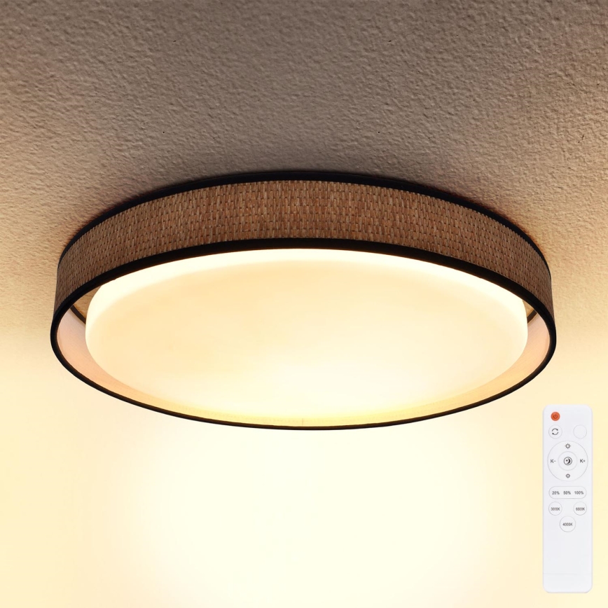 Brilagi - Dimmbare LED-Deckenleuchte PILAR LED/48W/230V 3000-6500K d 43 cm + Fernbedienung