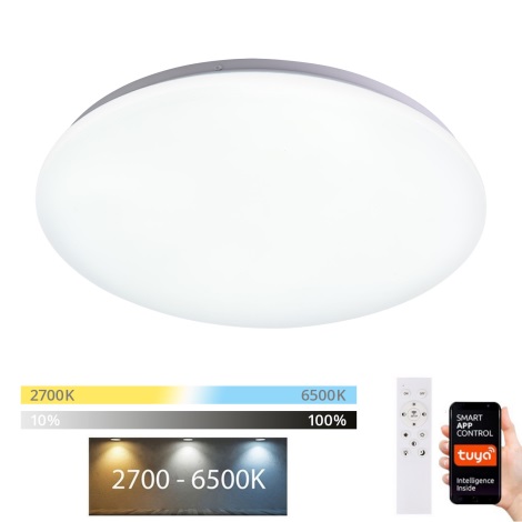 Brilagi – Dimmbare LED-Deckenleuchte SMART LED/24W/230V Wi-Fi Tuya +  Fernbedienung