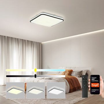 Brilagi - Dimmbare LED-Deckenleuchte SMART LED/28W/230V 3000-6000K 40x40 cm Wi-Fi Tuya + Fernbedienung