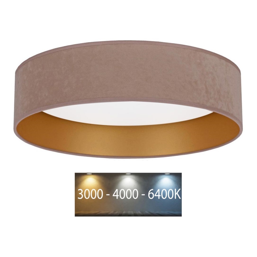 Brilagi - LED-Deckenleuchte VELVET LED/24W/230V 3000/4000/6400K beige/gold