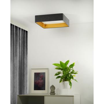 Brilagi - LED-Deckenleuchte VELVET SQUARE LED/24W/230V grau