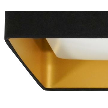 Brilagi - LED-Deckenleuchte VELVET SQUARE LED/24W/230V schwarz