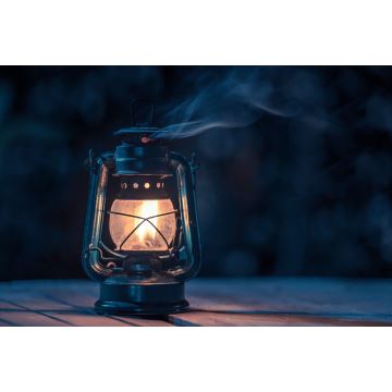 Brilagi – Öllampe LANTERN 19 cm dunkelblau