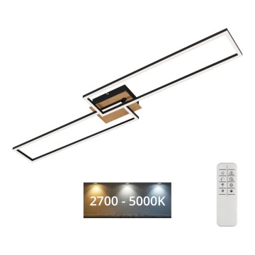 Brilo - Dimmbare LED-Aufbauleuchte FRAME 2xLED/20W/230V 2700-5000K + Fernbedienung