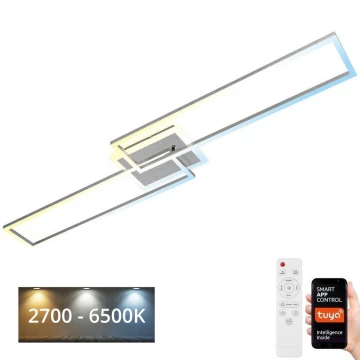 Brilo - Dimmbare LED-Aufbauleuchte FRAME 2xLED/20W/230V 2700-6500K Wi-Fi Tuya + Fernbedienung