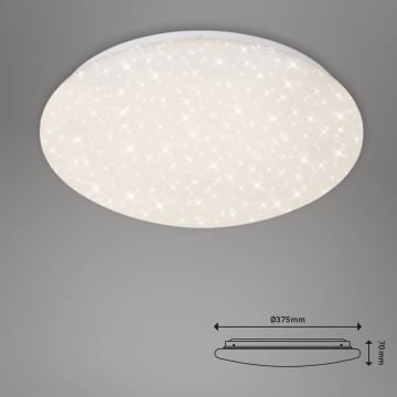 Brilo - Dimmbare LED-Deckenleuchte STARRY SKY LED/22W/230V 3000-6000K + Fernbedienung