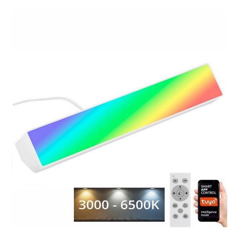 Brilo - Dimmbare LED-RGBW-Tischleuchte LED/9W/230V 3000-6500K Wi-Fi Tuya + Fernbedienung