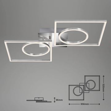 Briloner 3135-018 - Dimmbare LED-Deckenleuchte FRAME LED/43,8W/230V 3000K