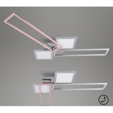 Briloner 3531-018 - Dimmbare LED-Deckenleuchte FRAME LED/50W/230V 3000-6500K + Fernbedienung