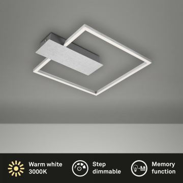 Briloner 3544-018 - Dimmbare LED-Deckenleuchte NICO LED/12W/230V Chrom