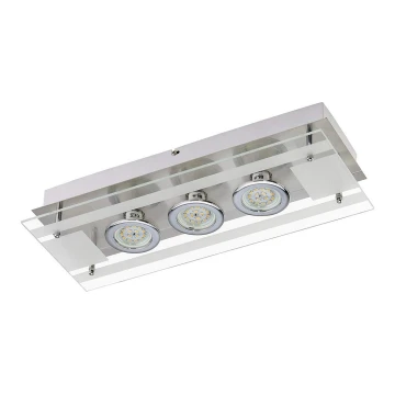 Briloner 3552-032 - LED Deckenleuchte PURISTA 3xLED/5W/230V