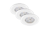Briloner 7197-036 - SET 3x Dimmbare LED-Einbauleuchte für Badezimmer LED/4,5W/230V IP44