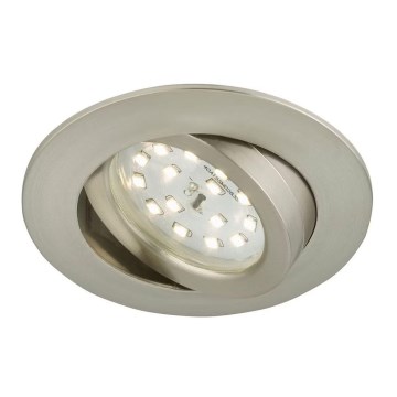 Briloner 7296-012 - Dimmbare LED-Einbauleuchte für Badezimmer ATTACH LED/6,5W/230V IP23 Chrom