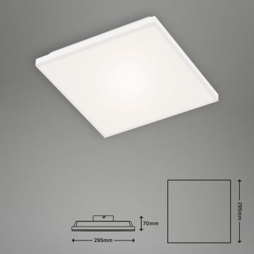 Briloner 7378-016 - Dimmbares LED-Panel LED/12W/230V 3000/4000/6500K + Fernbedienung