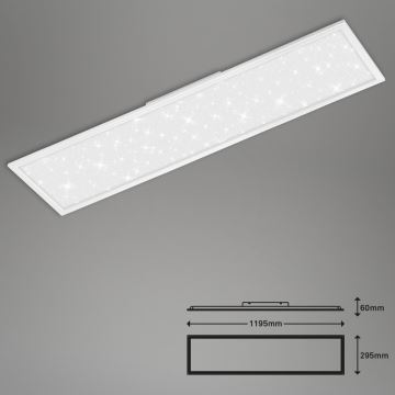 Briloner 7393-016 - Oberflächenmontierbares LED-Panel STAR SKY LED/38W/230V 4000K